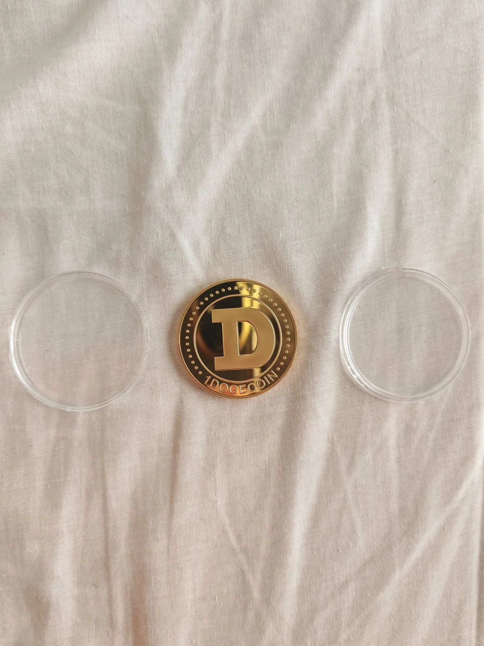 Monnaie DogeCoin Dorée cryptomonnaie – photo 4